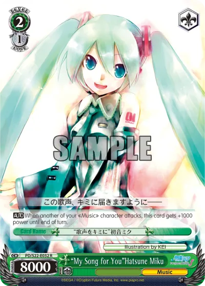 ""My Song for You""Hatsune Miku