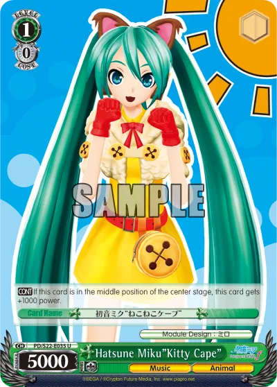 Hatsune Miku""Kitty Cape""