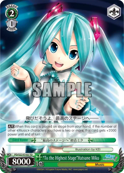 ""To the Highest Stage""Hatsune Miku
