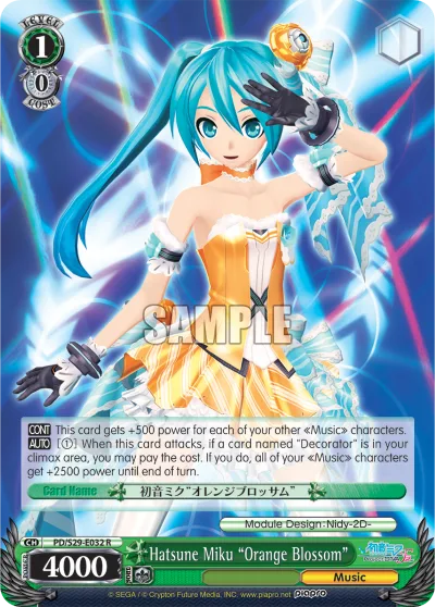 Hatsune Miku ""Orange Blossom""