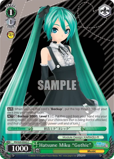 Hatsune Miku ""Gothic""