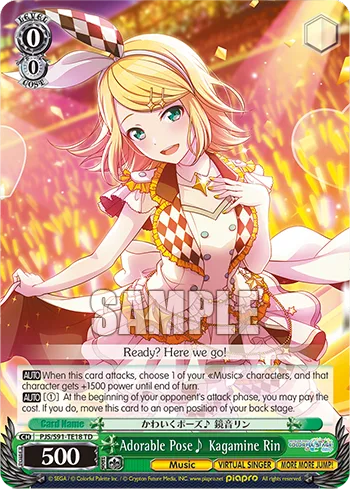 Adorable Pose Kagamine Rin