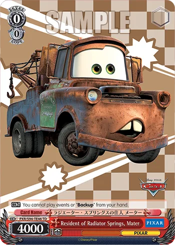Resident of Radiator Springs, Mater