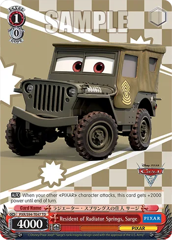 Resident of Radiator Springs, Sarge