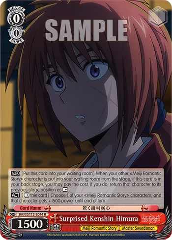 Surprised Kenshin Himura