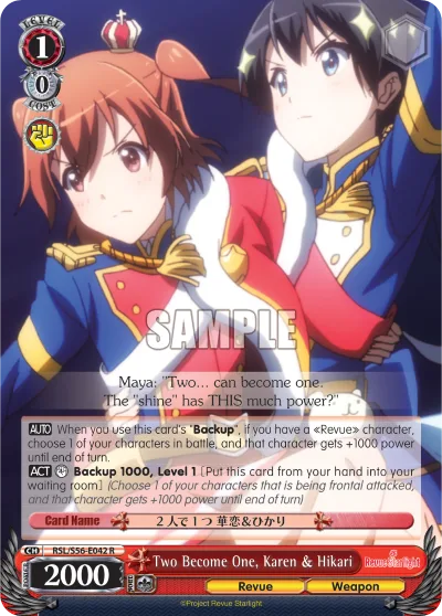 Two Become One, Karen & Hikari