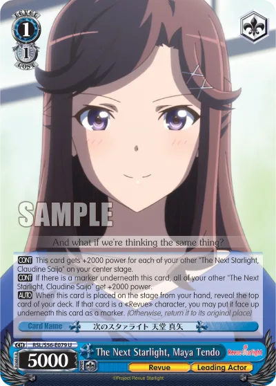The Next Starlight, Maya Tendo
