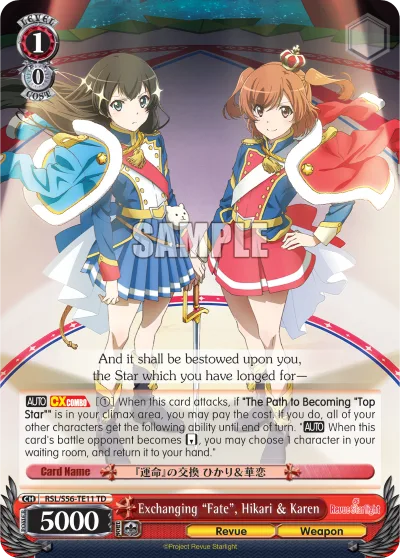 Exchanging ""Fate"", Hikari & Karen