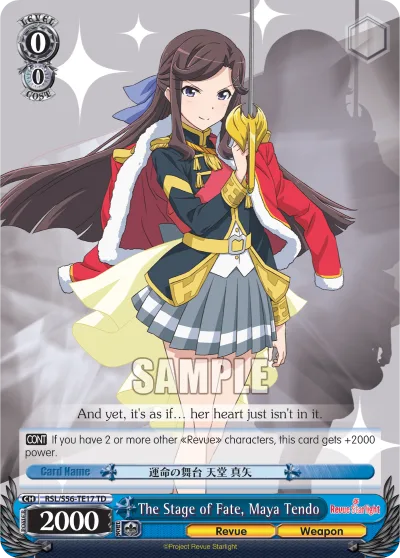 The Stage of Fate, Maya Tendo