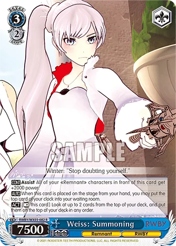 Weiss: Summoning