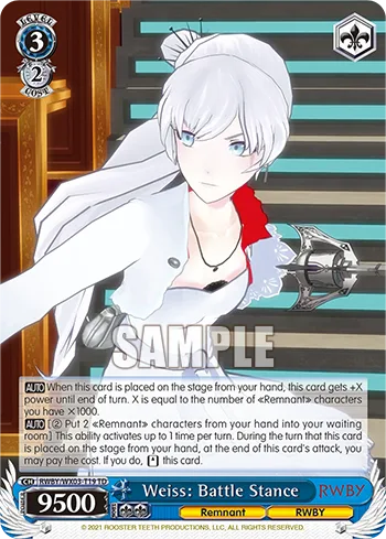 Weiss: Battle Stance