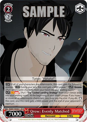 Qrow: Evenly Matched
