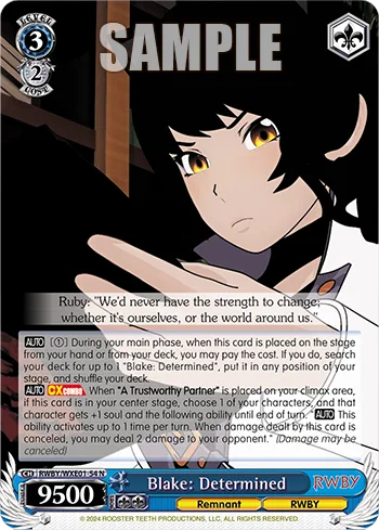 Blake: Determined