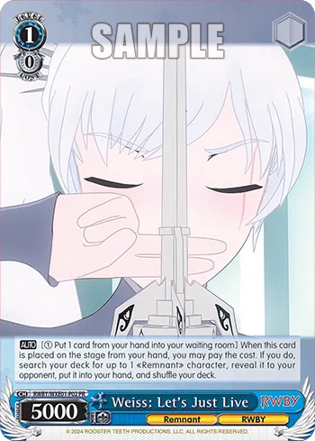 Weiss: Let's Just Live