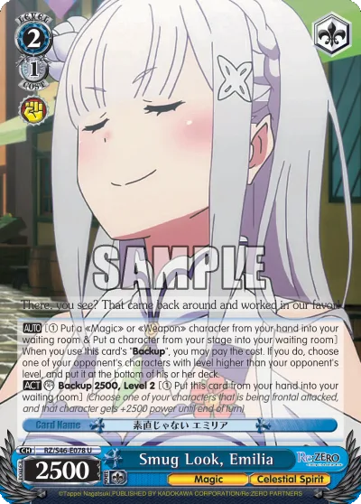 Smug Look, Emilia