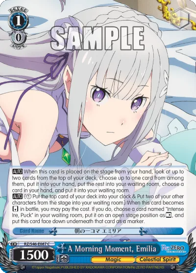 A Morning Moment, Emilia