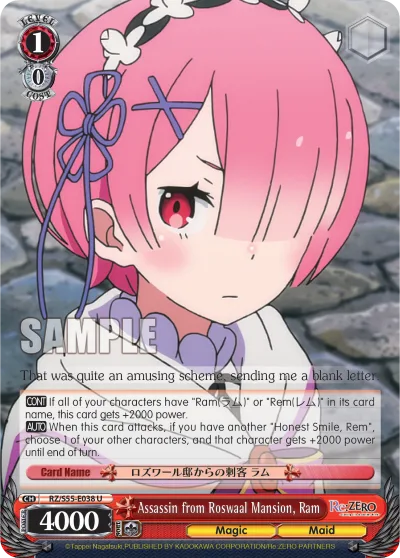 Assassin from Roswaal Mansion, Ram