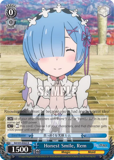 Honest Smile, Rem