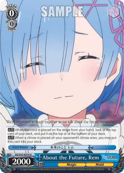 About the Future, Rem