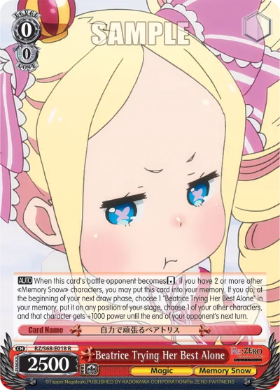 Beatrice Trying Her Best Alone