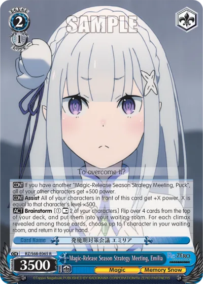 Magic-Release Season Strategy Meeting, Emilia