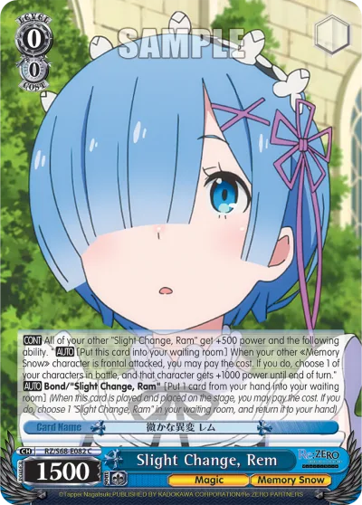 Slight Change, Rem