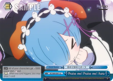 Praise me! Praise me! Aura