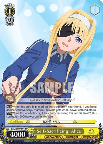 Self-Sacrificing, Alice