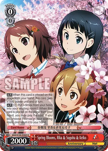 Spring Blooms, Rika & Suguha & Keiko