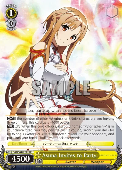 Asuna Invites to Party