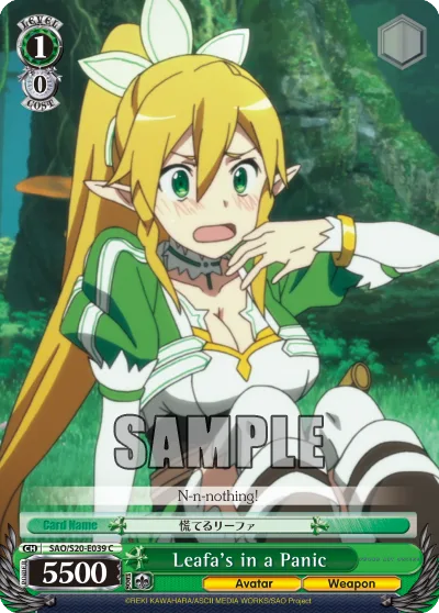 Leafa's in a Panic