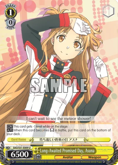 Long-Awaited Promised Day, Asuna