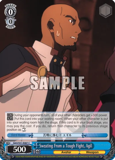 Sweating From a Tough Fight, Agil