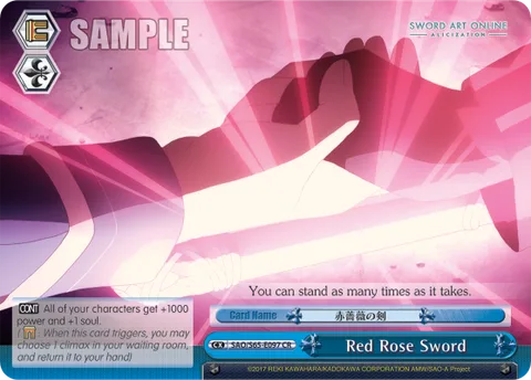 Red Rose Sword