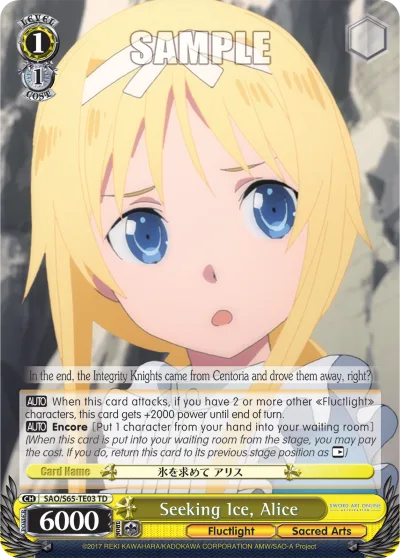 Seeking Ice, Alice