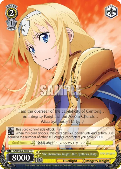 ""The Osmanthus Knight"" Alice Synthesis Thirty