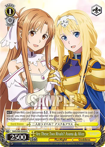 Are These Two Rivals? Asuna & Alice