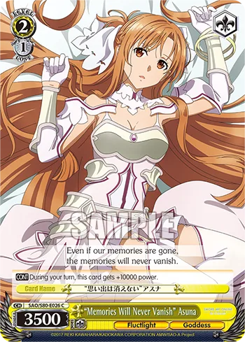 ""Memories Will Never Vanish"" Asuna