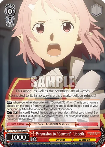 Persuasion to ""Convert"", Lisbeth