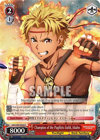 Champion of the Pugilists Guild, Iskahn