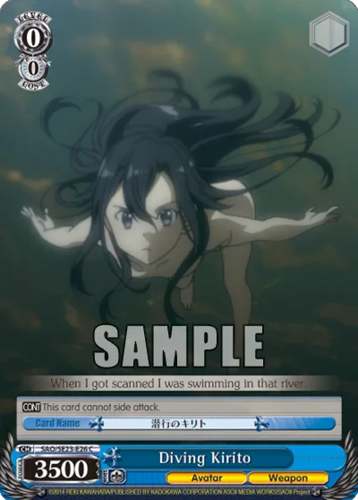 Diving Kirito
