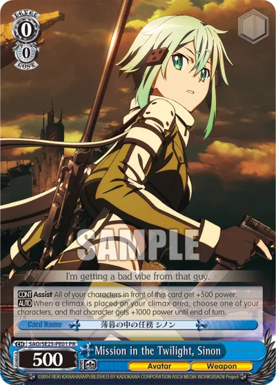 Mission in the Twilight, Sinon