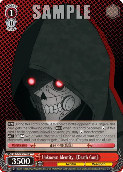 Unknown Identity, Death Gun