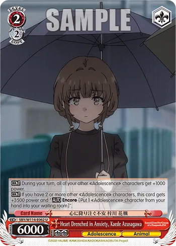 Heart Drenched in Anxiety, Kaede Azusagawa