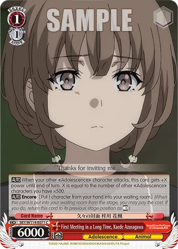First Meeting in a Long Time, Kaede Azusagawa