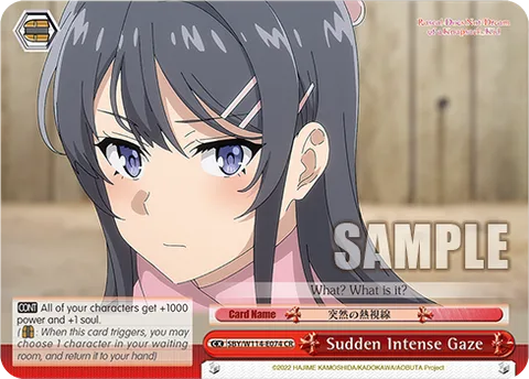 Sudden Intense Gaze