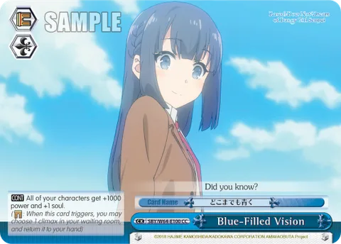 Blue-Filled Vision