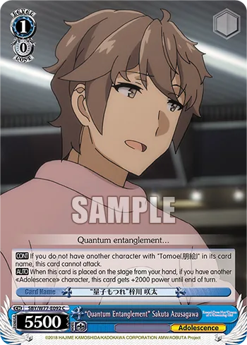 ""Quantum Entanglement"" Sakuta Azusagawa