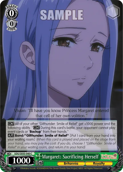 Margaret: Sacrificing Herself