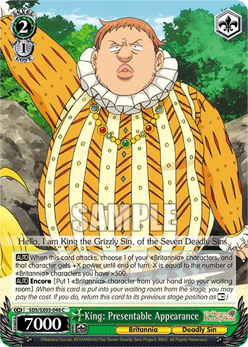 King: Presentable Appearance